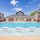 Corporate apartment community in North Carolina with swimming pool and fitness center.